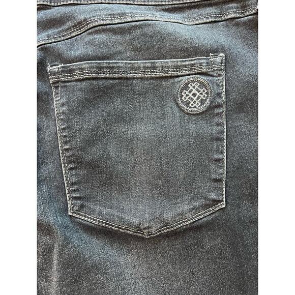 Laurie Felt Silky Baby Bell Bootcut Jeans Vital Stretch Technology Dark Wash 3X - Picture 4 of 15